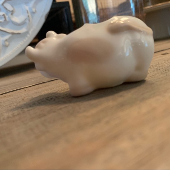 🌱Bone China White w/ Tan Spots Cow~farmhouse~trinkets~cottagecore~ Collectibles - Picture 6 of 9